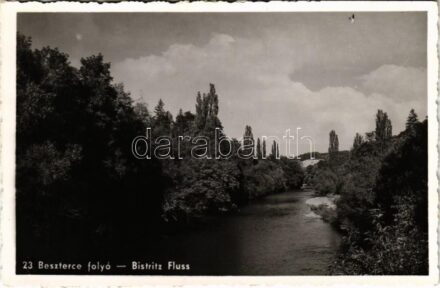 Beszterce, Bistritz, Bistrita; Beszterce folyó / Bistritz Fluss / riverside