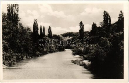 Beszterce, Bistritz, Bistrita; Beszterce folyó / Bistritz Fluss / riverside