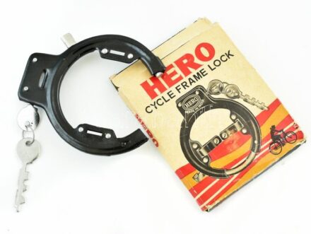Hero retró biciklizár, eredeti dobozában, jó állapotban