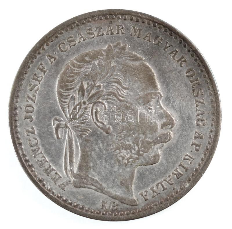 1868KB 20kr Ag 'Magyar Királyi Váltó Pénz' T:3 Adamo M11.1 - Image 2