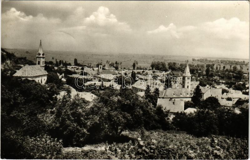 Tokaj, látkép, zsinagóga. Képzőművészeti Alap Kiadóvállalat (EK)