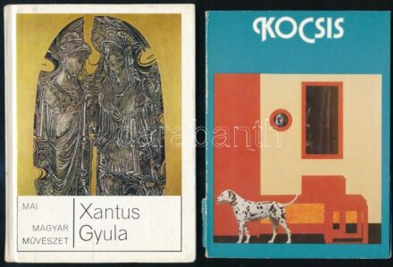 2 db könyv - Kocsis. Bereczky Loránd írása Kocsis Imréről. Bp., Képzőművészeti Alap Kiadóvállalata. + Szíj Rezső: Xantus Gyula. Bp., 1977, Képzőművészeti Alap. Kötetenként eltérő kötésben és állapotban.