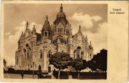 1927 Szeged, zsidó templom, zsinagóga (EB)