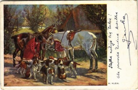 1918 Vadászat / Hunting. J. Czerneckiego 745. s H. Klein (EK)