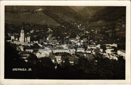 1938 Körmöcbánya, Kremnitz, Kremnica; látkép / general view (EK)