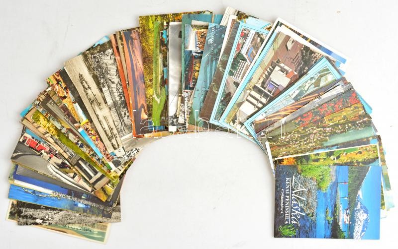 Kb. 100 db MODERN külföldi város képeslap / Cca. 100 modern town-view postcards from all over the world