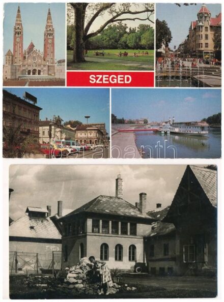 50 db MODERN magyar város képeslap / 50 modern Hungarian town-view postcards