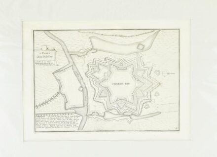 cca 1700-1720 Charle-Roy, rézmetszet, jelzés nélkül, (in: Les Forces de l'Europe, Asie, Afrique et Amerique, ou description des principales villes, avec leurs fortifications, ...Dessigne?es par les meilleurs ingenieurs, particulierement celles