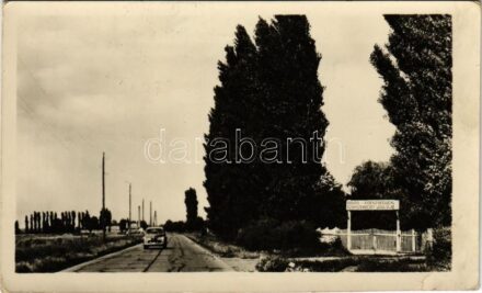 1955 Gárdony, Orvos egészségügyi szakszervezet üdülője, automobil. Képzőművészeti Alap (EK)