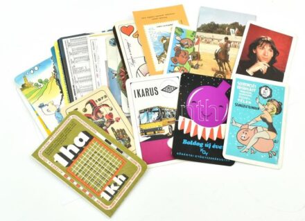 30 db reklámos kártyanaptár