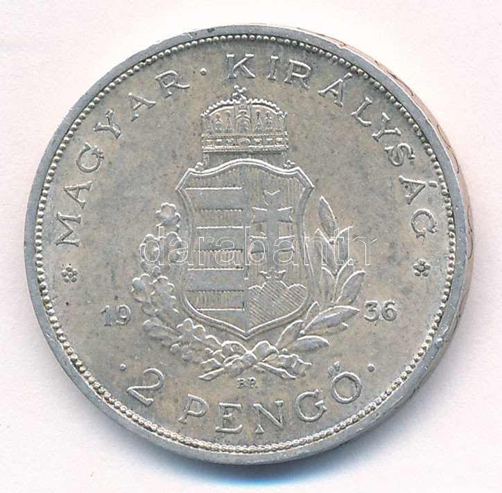 1936. 2P Ag 'Liszt Ferenc' T:1-,2 kis patina Adamo P7 - Image 2