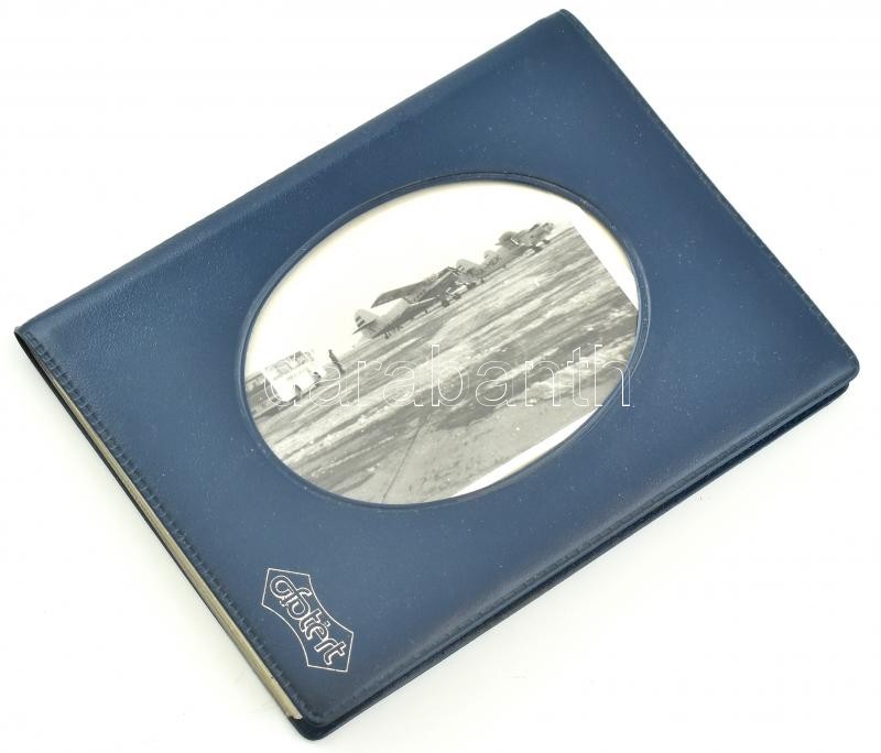 cca 1960-1970 27 db Magyarországon készült repülőket, repülőszerencsétlenségeket ábrázoló fénykép kis berakóban - Image 3