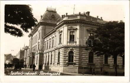 1940 Szatmárnémeti, Satu Mare; törvényszék / court. photo '1940 Szatmárnémeti visszatért' So. Stpl (EK)