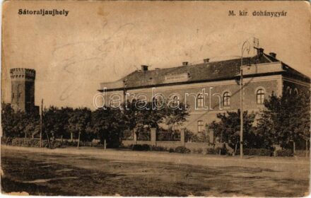 1917 Sátoraljaújhely, M. kir. dohánygyár (Rb)