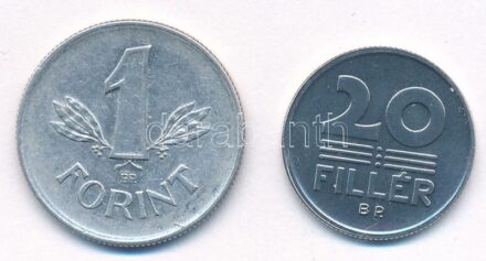 1952. 1Ft Al + 1996. 20f Al T:2-,1 Adamo F6.1, F4.3