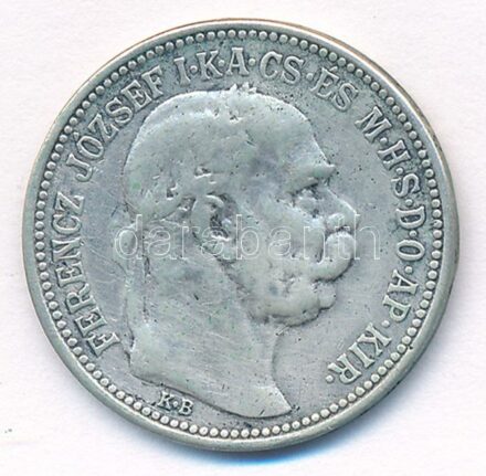 1914KB 1K Ag 'Ferenc József' T:3 patina Adamo K5.1