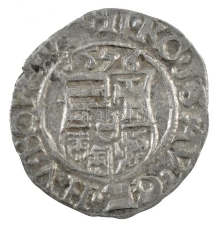1576K-B Denár Ag 'Miksa' (0,47g) T:2 Hungary 1576K-B Denar Ag 'Maximilian' (0,47g) C:XF Huszár: 993., Unger II.: 767.a