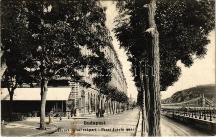 1912 Budapest V. Ferenc József rakpart (ma Belgrád rakpart)