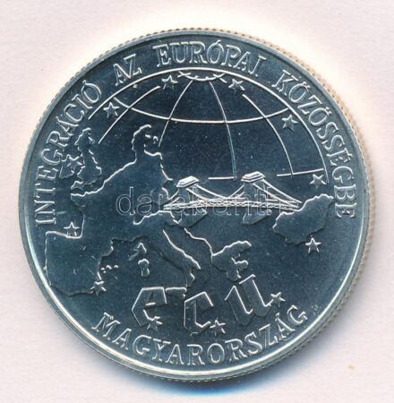 1993. 500Ft Ag 'Integráció Az Európai Közösségbe' kapszulában, tanúsítvánnyal T:BU Adamo EM130