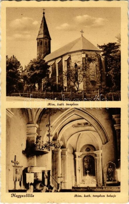 Nagyszőlős, Nagyszőllős, Vynohradiv (Vinohragyiv), Sevljus, Sevlus; Római katolikus templom és belső / church interior