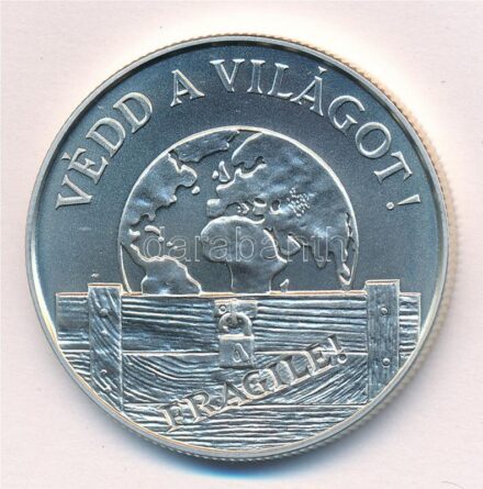 1994. 1000Ft Ag 'Védd a világot!' kapszulában, tanúsítvánnyal T:BU Adamo EM138