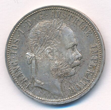 Ausztria 1889. 1Fl Ag 'Ferenc József' T:2 patina Austria 1889. 1 Florin Ag 'Franz Joseph' C:XF patina Krause KM#2222
