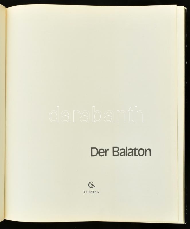 Der Balaton. Bp., 1968., Corvina. Német nyelven. Kiadói egészvászonkötésben, kiadói kopott, sérült papír védőborítóban. - Image 2