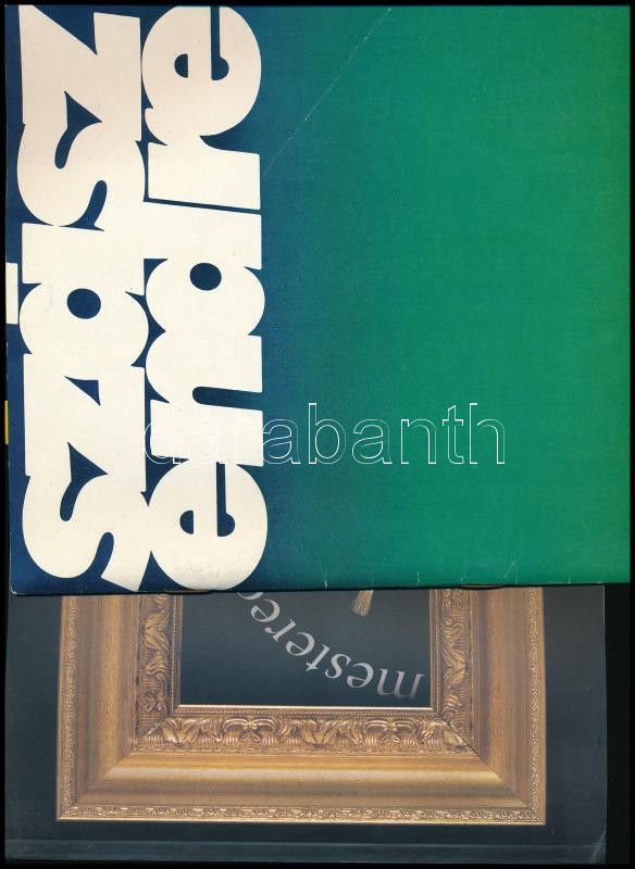 3 db képzőművészeti katalógus: Szász Endre kiállítási katalógusa. Vigadó Galéria. 1983. március 18-április 17. Kiadói papírkötés, borítón törésnyommal. + Amerigo Tot szobrászművész kiállítása. Budapest, 1982, Vigadó - Image 2