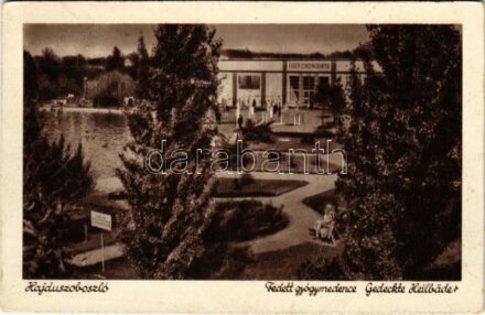 1941 Hajdúszoboszló, Fedett gyógymedence (EK)
