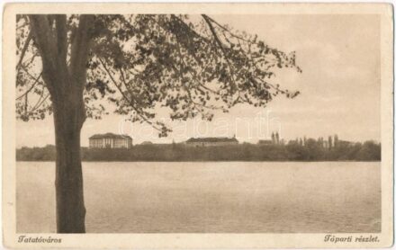 1936 Tata, Tata-Tóváros; Tóparti részlet. Lindenberg kiadása (EB)