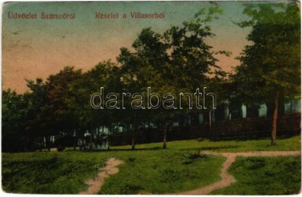 Balatonszárszó, Szárszó; részlet a villasorból (Rb)