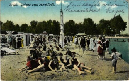 1927 Siófok, Balaton parti homokfürdő