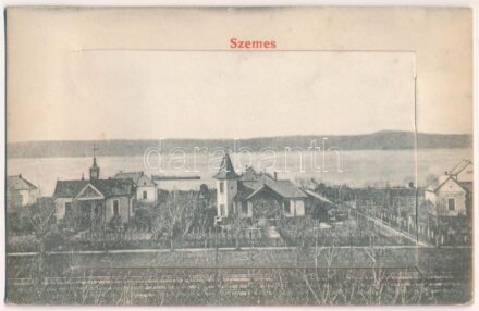 Balatonszemes, Szemes; leporello 10 képpel. Berliner Salamon kiadása
