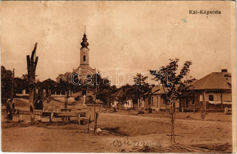 1932 Kál-Kápolna. Vasúti levelezőlapárusítás 6334.