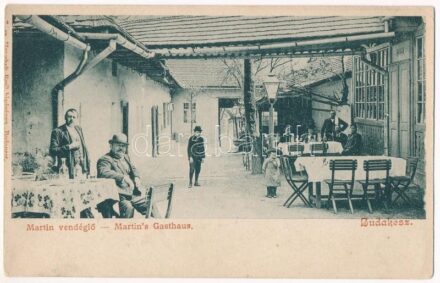 Budakeszi, Martin vendéglő. Hatschek Emil kiadása (r)