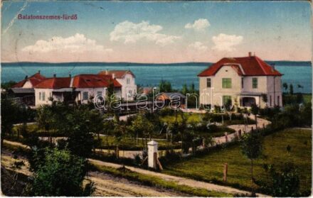 1913 Balatonszemes, Szemes; nyaralók, villák (EB)
