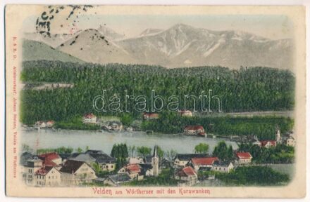 Velden am Wörthersee, Karawaken. Embossed / dombornyomott (Rb)