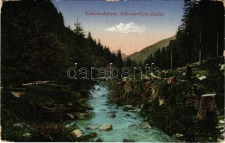 Körmöcbánya, Kremnitz, Kremnica; Zólyomvölgyi részlet / valley (EB)