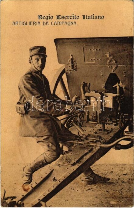 Regio Esercito Italiano, Artiglieria da Campagna / Olasz Királyi Hadsereg, hadjárati tüzérség katonája / Royal Italian Army, Campaign Artillery