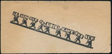 UHU kávépótlék számolócédula, kis szakadásokkal