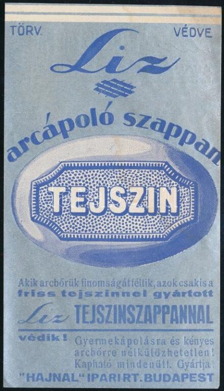 Liz tejszínszappan számolócédula