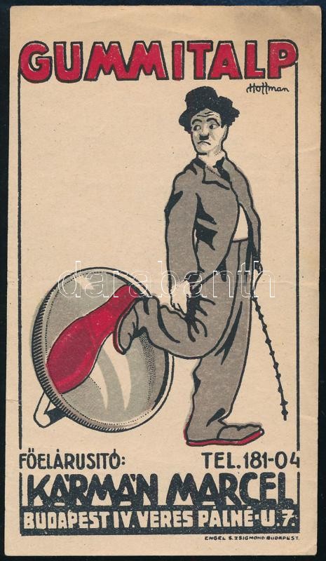 Kármán Marcel gummitalp számolócédula