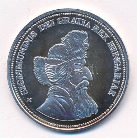 DN 'Magyarország Keresztény Királyai / Luxemburgi Zsigmond 1387-1437' Ag emlékérem (20g/0.333/38,36mm) T:PP