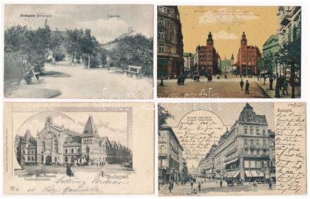 Budapest - 7 db régi képeslap / 7 pre-1945 postcards