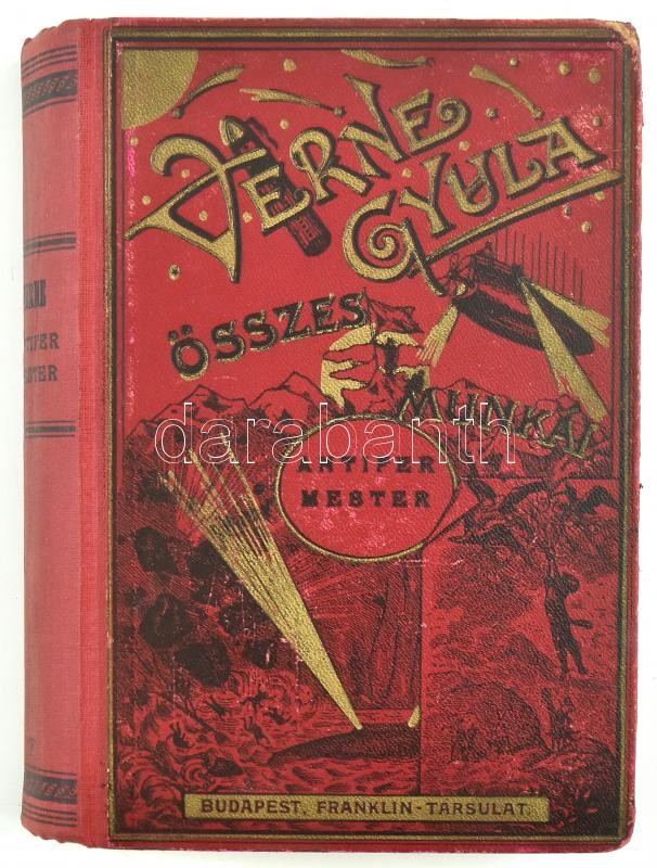 Verne Gyula: Antifer mester. Bp., é.n. Franklin. Kiadói egészvászon kötésben