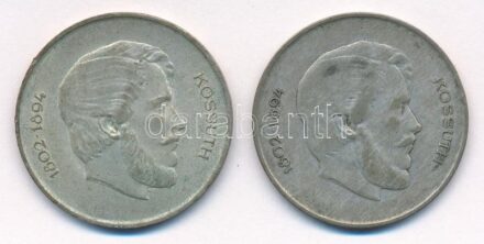 1947. 5Ft Ag 'Kossuth' (2x) T:3 patina Adamo F8.1