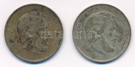1947. 5Ft Ag 'Kossuth' (2x) T:3 patina Adamo F8.1