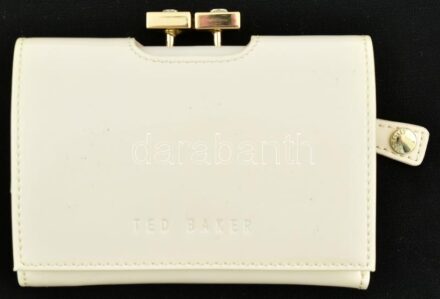 Ted Baker London feliratú pénztárca, kartondobozban, kopásnyomokkal, 12x10cm