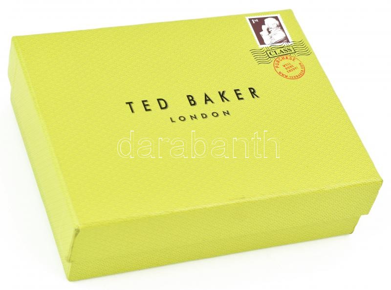Ted Baker London feliratú pénztárca, kartondobozban, kopásnyomokkal, 12x10cm - Image 3