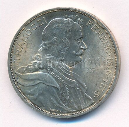 1935. 2P Ag 'Rákóczi' T:1-,2 patina Adamo P7.2